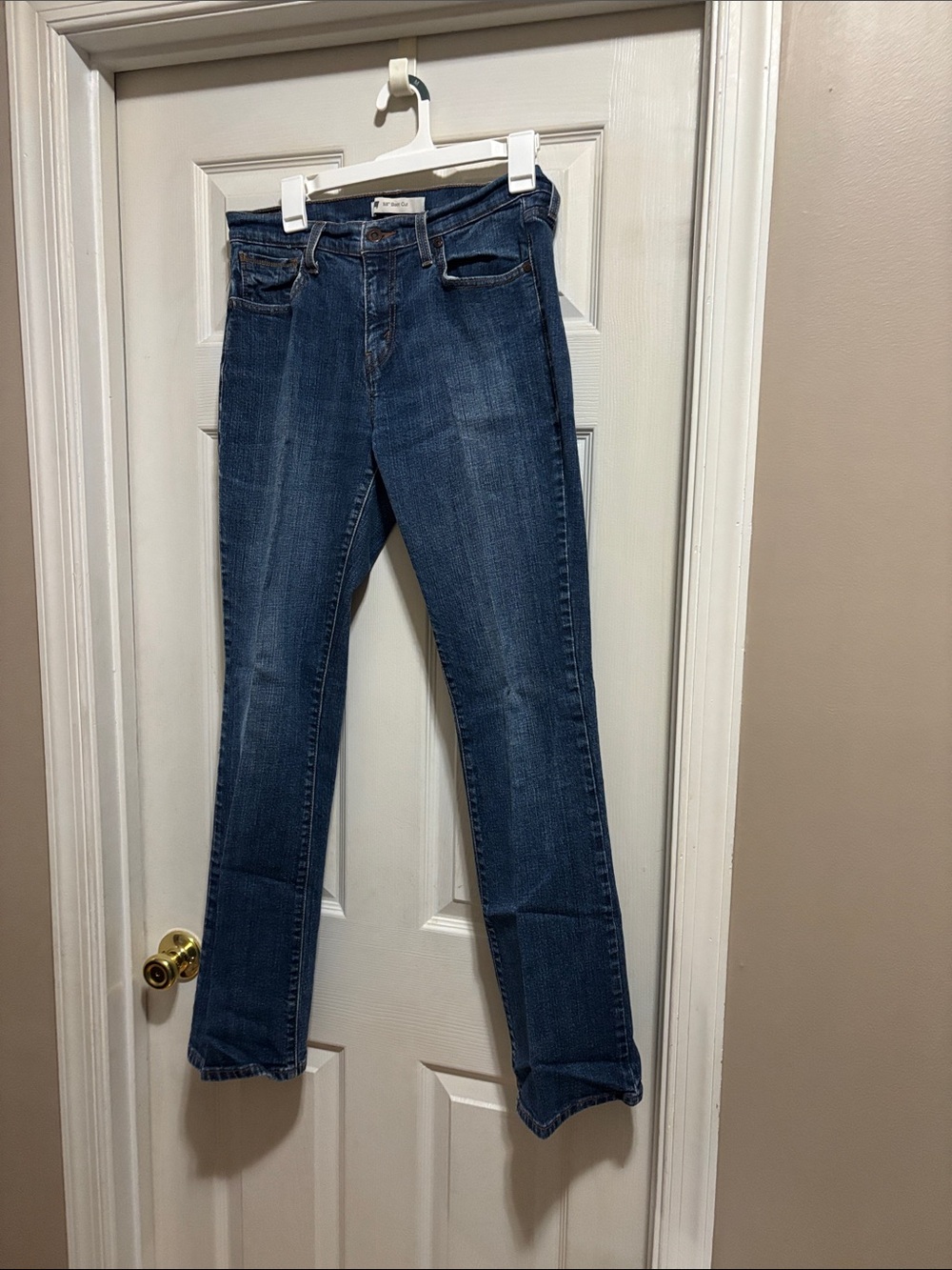 Levi's Women's Skinny Jeans in Dark Blue Denim